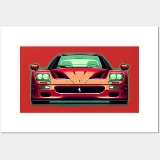 Ferrari F50 Posters and Art